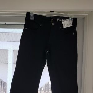 NY&C Low Rise Flare black jeans
